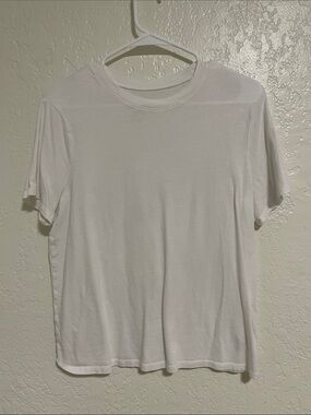 a new day White Crewneck Short Sleeve Tee
